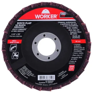 DISCO FLAP MANTA ABR G 60 VERM WORKER