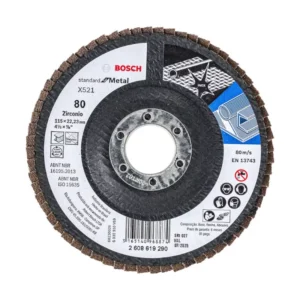 FLAP DISC BOSCH 4" G80