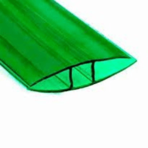 PERFIL H POLICARB VERDE 6M