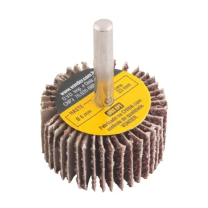 RODA DE LIXA 50X20MM C/HASTE 80