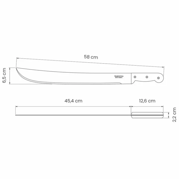 FACAO MATO CB PLAST 18" - TRAMONTINA - Image 3