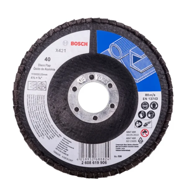 FLAP DISC BOSCH 4" G40