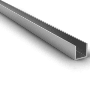 PERFIL U GUIA SUP ALUMINIO BRANCO