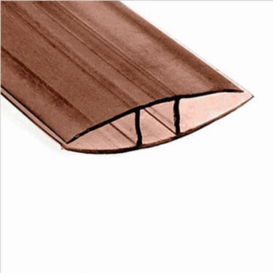PERFIL H POLICARB BRONZE 6M