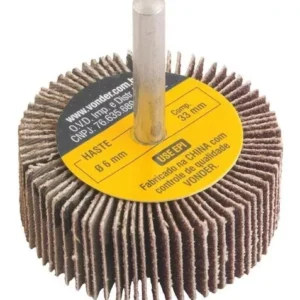 RODA DE LIXA 50X20MM C/HASTE 120