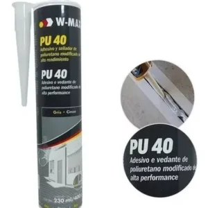 ADESIVO SELANTE PU 40 CINZA W-MAX 360G