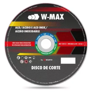 DISCO CORTE INOX W MAX 115X1.0