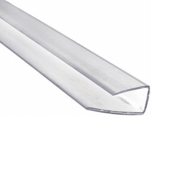 PERFIL U POLICARBONATO CRISTAL 2,1M