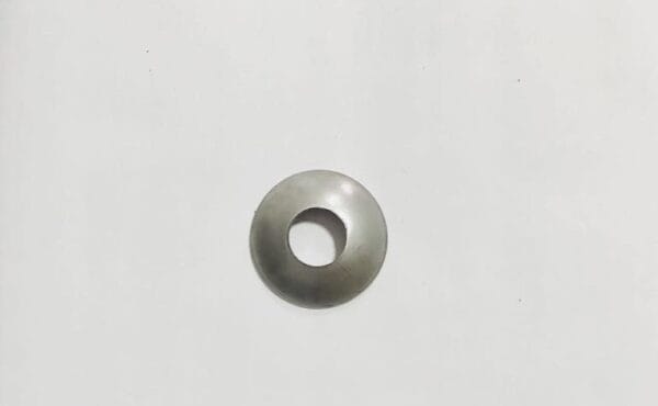 TAMPA BAULADA INOX 1.1/2 C/FURO