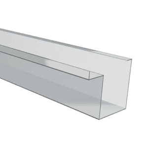 CALHA FIBRA CINZA A1 120X120X100 1,5MM C/6M