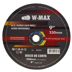DISCO CORTE INOX W MAX 230X1.8