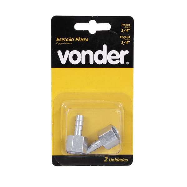 ESPIGAO FEMEA 1/4 ESC 1/4 C/2 VONDER - Imagem 2