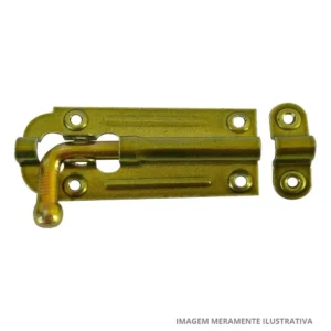 FERROLHO REDON INOX POLIDO 4" OURO PRETO