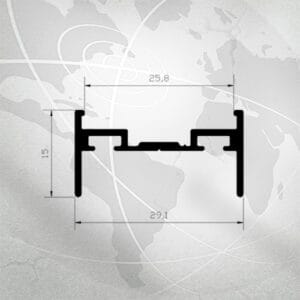 PERFIL I 105 ALUM BRANCO