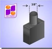 GUIA P/GRADE ALUM PANTOGRAFICA 8MM