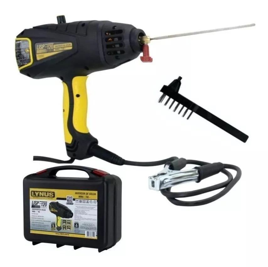 MAQUINA SOLDA INV PISTOLA 120 LISP120 LYNUS - Imagem 8