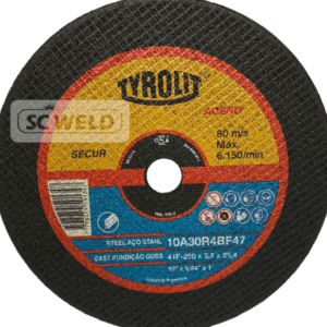 DISCO CORTE TYROLIT SECUR 250X3,5X25,4