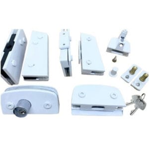 KIT 08 HELA P/PORTA DUPL PIVOTANTE BRANC