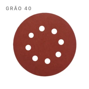 DISCO LIXA 125MM G40 FIXA FACIL
