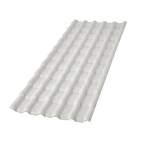 TELHA PVC PLAN CINZA ECO  2.42X0.88